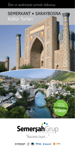 Kültür Turları - Semerşah Turizm