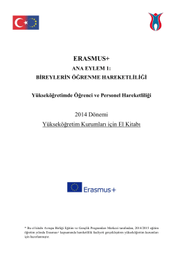 ERASMUS Uygulama El Kitabı - Hacettepe Üniversitesi Avrupa