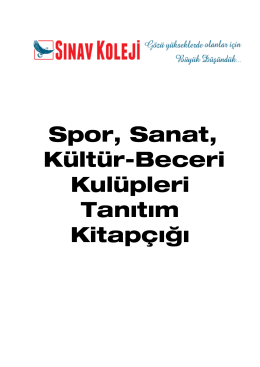 lise go kulübü - Antalya Sınav Koleji