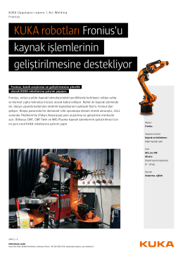 Fronius - KUKA Robotics