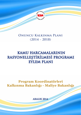 Kamu Harcamalarının Rasyonelleştirilmesi Programı