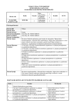 SAKARYA ÜNİVERSİTESİ - Mühendislik Fakültesi