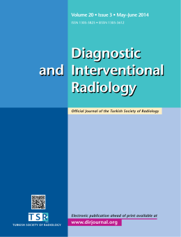 Diagnostic Interventional Radiology and Diagnostic Interventional