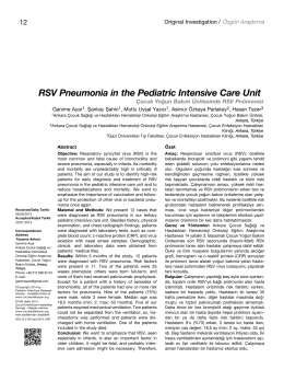 Tam Metin (PDF) - Journal of Pediatric Infection