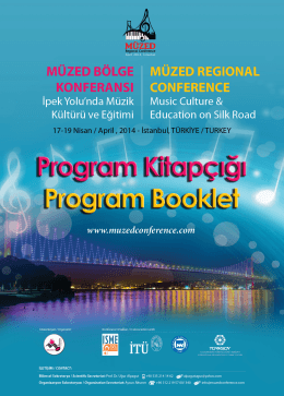 Program - International MÜZED Regional Conference