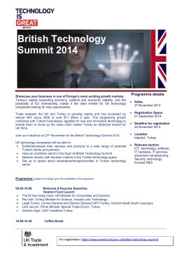 British Technology Summit 2014
