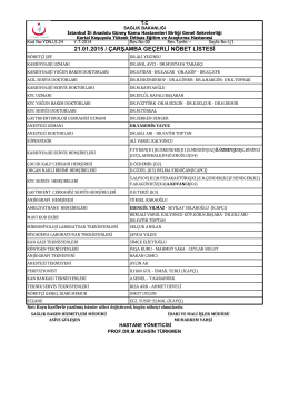 2 - Kartal Koşuyolu Yüksek İhtisas Eğitim ve Araştırma Hastanesi