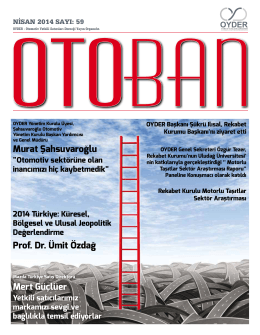 Otoban Dergisi | Sayı 59 Nisan 201421.05.2014