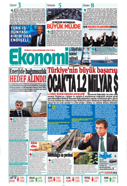 21 MART 2014 - Ekonomi Gazetesi