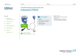 Soliswitch FTE20 (PDF 2,81 MB) - E-direct