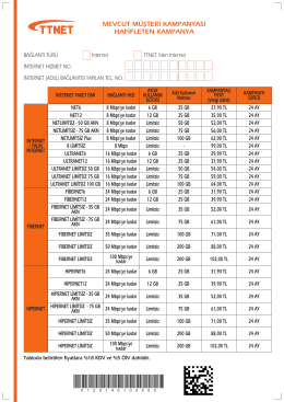 mevcut müşteri kampanyası hafifleten kampanya