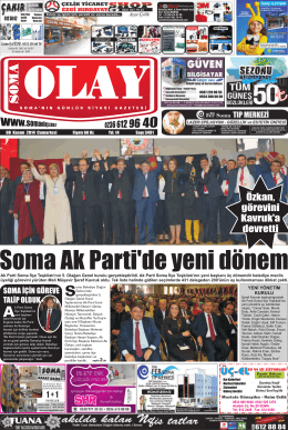 08 Kasım 2014 - Olay Gazetesi