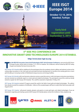 IEEE ISGT Europe 2014 IEEE ISGT Europe 2014