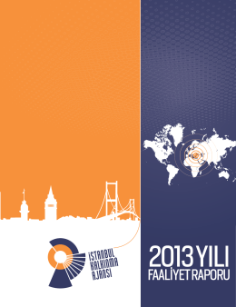 İstanbul Kalkınma Ajansı 2013 Yılı Faaliyet Raporu