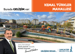 KEMAL TÜRKLER MAHALLESİ - Sancaktepe Belediyesi