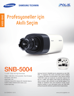 SNB-5004 - Mavi Güvenlik