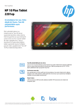 PSG Consumer 2C14 Tablet Datasheet