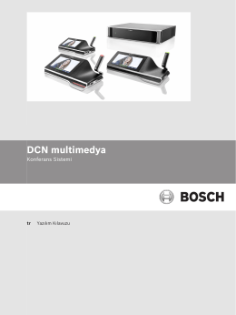 Configuration Note - Bosch Security Systems