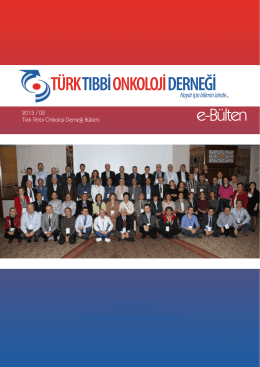 2013/2 - Tıbbi Onkoloji Derneği