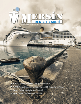 Deniz Ticareti Dergisi Haziran 2014 Sayısı