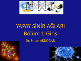 Yapay Sinir Aglari