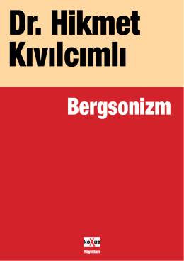 Bergsonizm