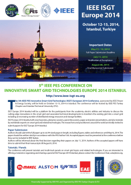 IEEE_PES_ISGT_Europe 2014_Call_Paper Booklet