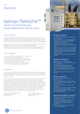 KelmanTRANSFIX - GE Digital Energy