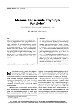 03. MESANE KANS. (SF. ÜLAVELÜ) - Türkiye Aile Hekimliği Dergisi
