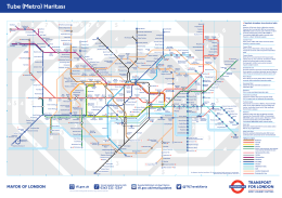 Tube (Metro) Haritası PDF 1.89MB
