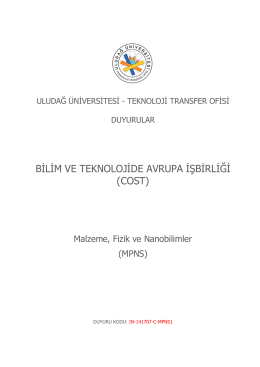 MPNS - Uludağ Üniversitesi Teknoloji Transfer Ofisi