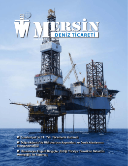 Deniz Ticareti Dergisi Ekim 2014 Sayısı