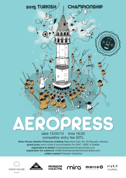 PROBADOR COLECTIVA - Turkish AeroPress Championship 2015