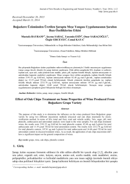 Full Text - Journal of New Results in Engineering and Natural Science