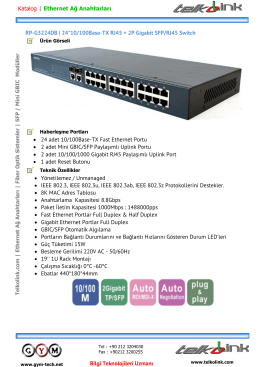 24*10/100Base-TX RJ45 + 2P Gigabit SFP/RJ45 Switch