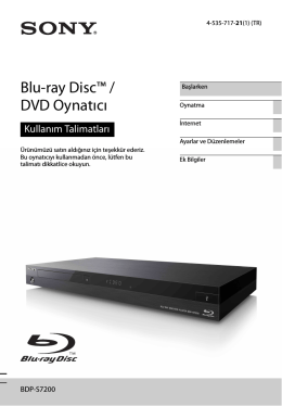 BDP-S7200 - Sony Europe