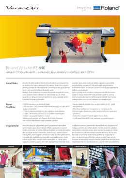 VersaArt RE-640 Broşür - OTS Dijital Baskı Çözümleri