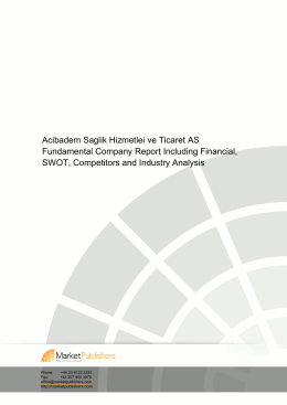 Acibadem Saglik Hizmetlei ve Ticaret AS Fundamental Company