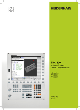 TNC 320 - Kullanıcı El Kitabı DIN/ISO Programlaması