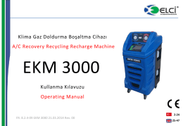 EKM 3000 Kullanma Kılavuzu
