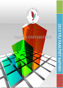 2013 - Yalova Üniversitesi