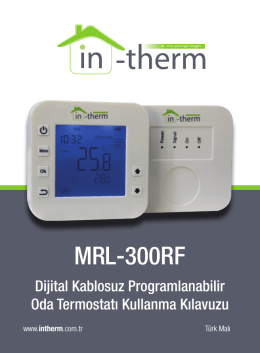 MRL-300RF - Oda Termostatı