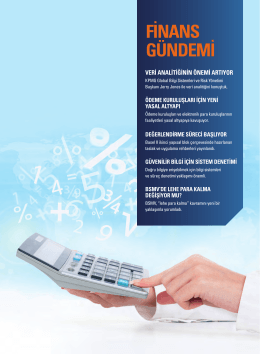 KPMG Gündem 19 Finansal Hizmetler Dosyası (PDF 1.5MB)