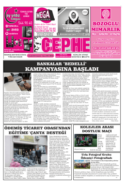 06.12.2014 Tarihli Cephe Gazetesi