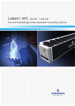 Liebert® AFC - Emerson Network Power