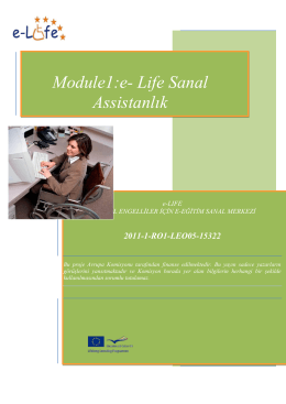 Module1:e- Life Sanal Assistanlık