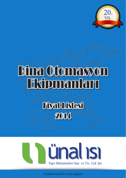 Bina Otomasyon Ekipmanları