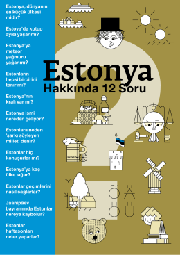 Hakkında 12 Soru - Eesti Instituut