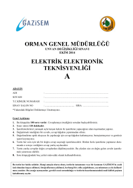 Elektrik Elektronik Teknisyenliği A