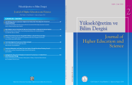 Bülent Ecevit - Yükseköğretim ve Bilim Dergisi